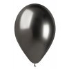 Chromový latexový balónek 33cm Shiny Vesmírně šedá #090