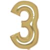 Fóliový balónek  86 cm číslice 3 - barevné varianty