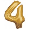 Fóliový balónek  86 cm číslice 4 - barevné varianty