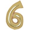 Fóliový balónek  86 cm číslice 6 - barevné varianty