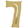 Fóliový balónek  86 cm číslice 7 - barevné varianty