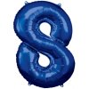 86 cm balónek číslice 8 - barevné varianty