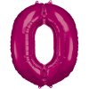 86 cm balónek číslice 0 - barevné varianty