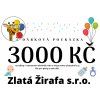 Dárková poukázka - 3000Kč