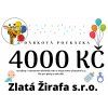 Dárková poukázka - 4000Kč