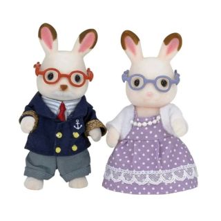 🐰 SYLVANIAN FAMILIES: BABIČKA A DĚDEČEK ČOKOLÁDOVÝCH KRÁLÍKŮ! ✨ V rodině čokoládových králíčků nesmí chybět ti...