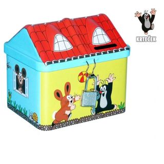 🏠 SPOŘTE SI S KRTEČKEM! DŘEVĚNÁ POKLADNIČKA PRO MALÉ ŠETŘÍLKY ✨ Chcete děti naučit hodnotě peněz zábavnou formou?✨ Tato...