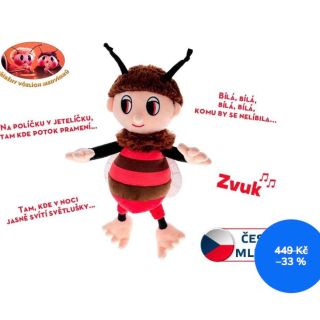 🐝 VČELÍ MEDVÍDEK BRUMDA 29 CM: PLYŠÁK, CO ZPÍVÁ! 🎵🌼 Milují vaše děti Příběhy včelích medvídků? Pak je tento 29 cm vysoký...