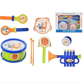 🎶 SADA HUDEBNÍCH NÁSTROJŮ – 7 KUSŮ (VČETNĚ PALIČEK) ✨🎹 Tato pestrá sada je navržena tak, aby dětem představila různé druhy...