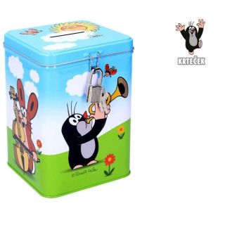 🏠 POKLADNIČKA VELKÁ KRTEK – KOVOVÝ TREZOR NA TAJNÉ ÚSPORY ✨💰 „SPOŘTE SI SVÉ KORUNKY POD DOHLEDEM NEJOBLÍBENĚJŠÍHO...