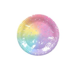 🎨 PAPÍROVÉ TALÍŘKY PASTEL (6 KS) ✨🎂 Stylové stolování: Sada šesti papírových talířků v jemných pastelových odstínech,...