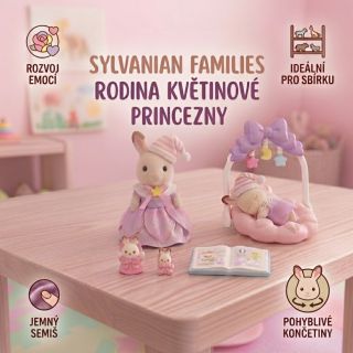 Vstupte do rozkvetlého království Sylvanian Families! 🌸👑 Čtyři princezny, které vypadají, jako by právě vystoupily z té...