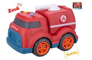 🚒 Hasičské auto 17 cm přináší spoustu zábavy pro malé hrdiny! 🌟 S volným chodem, světelnými a zvukovými efekty děti mohou...