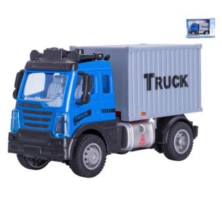 🚚 Kovové nákladní auto s kontejnerem na zpětný chod (12 cm) 🚛✨ Vyrazte na cestu s pořádným nákladem! Tento 12cm model...