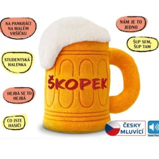 Rozprouděte zábavu na každé oslavě i rodinné sešlosti s tím nejoriginálnějším zpívajícím společníkem! 🍺🎶✨ Škopírek piva...