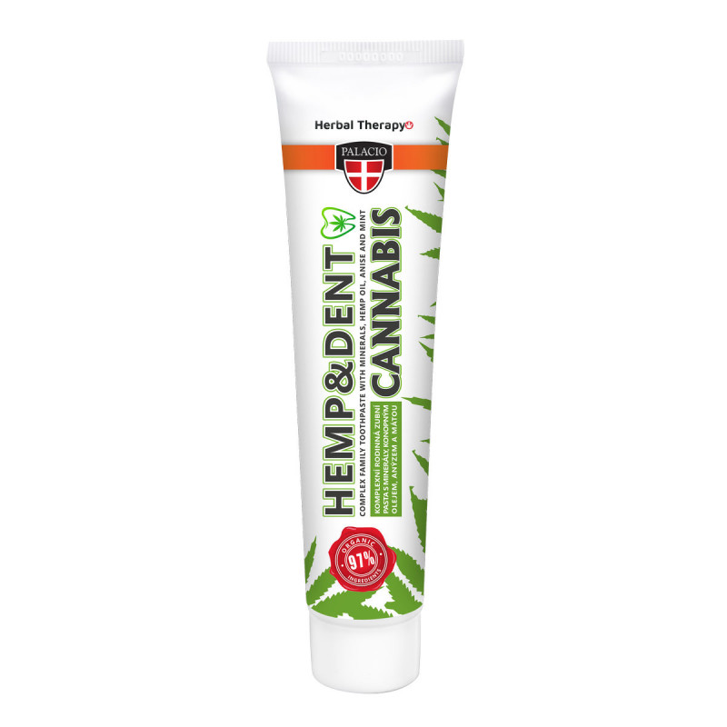 Konopná zubná pasta HEMP&DENT 75 ml
