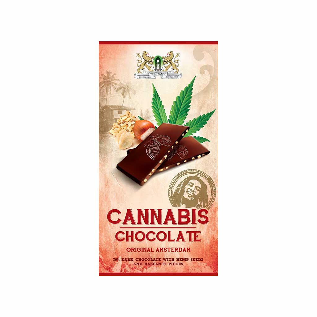 CBD horká čokoláda s lieskovými orieškami 70% excelent 80g