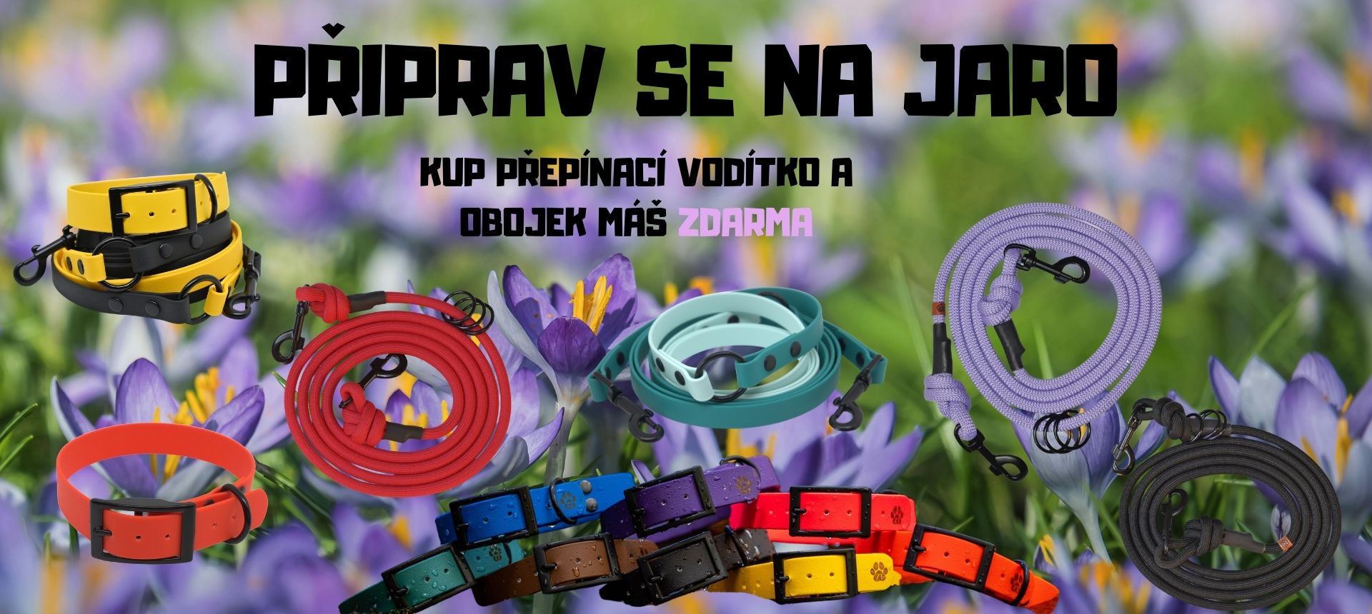 Obojek k vodítku ZDARMA