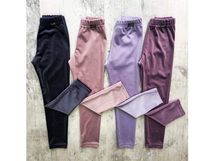 lambda velúrové legíny