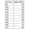 tabulka leginy lily grey