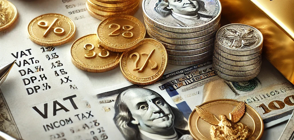 DPH a daň z příjmu u investičních kovů