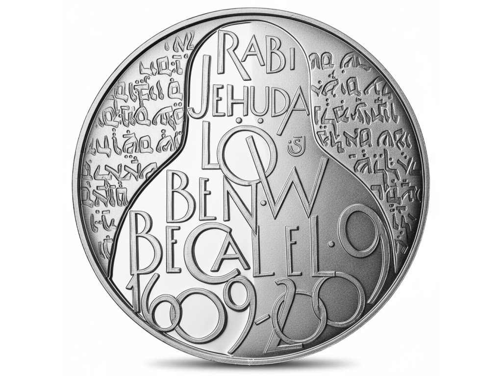 200 Kč Rabí Jehuda Löw 2009 proof A