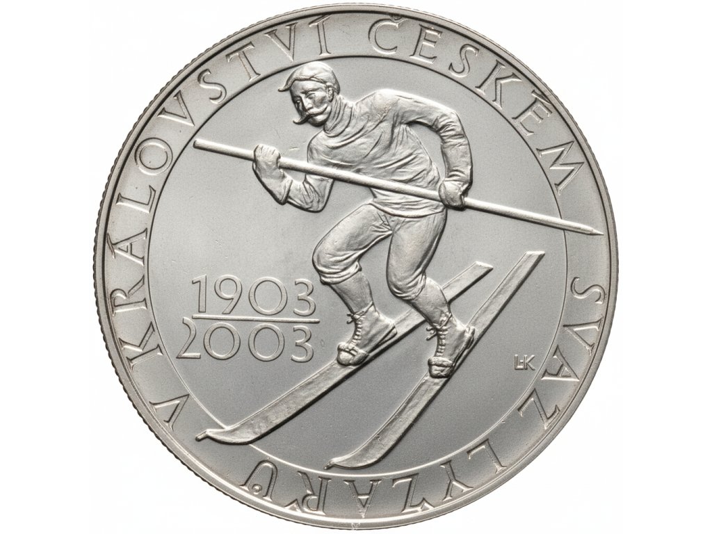200 Kč Ustavení Svazu lyžařů v Království českém 2003 BK A