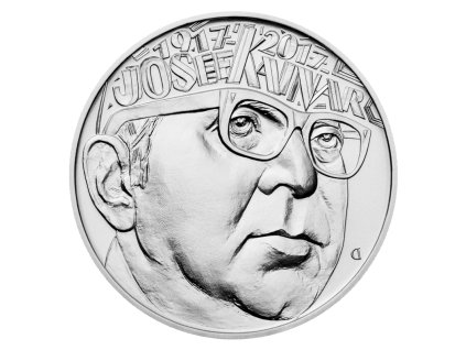 Stříbrná mince 200 Kč Josef Kainar 2017 standard