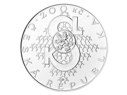Stříbrná mince 200 Kč Založení Sokola 2012 standard