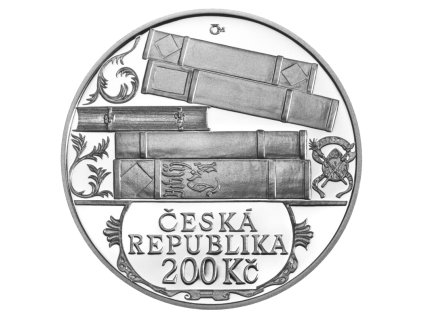 Stříbrná mince 200 Kč Jiří Melantrich z Aventina 2011 proof