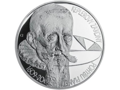 200 Kč Formulovány Keplerovy zákony pohybu planet 2009 proof