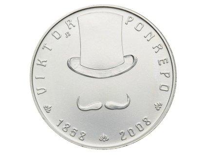 Stříbrná mince 200 Kč Viktor Ponrepo 2008 standard