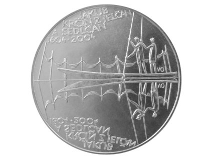 1467 stribrna mince 200 kc umrti jakuba krcina z jelcan 2004 standard