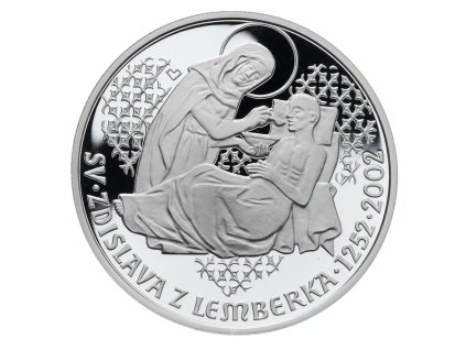 200 Kč Úmrtí sv. Zdislavy z Lemberka 2002 proof A