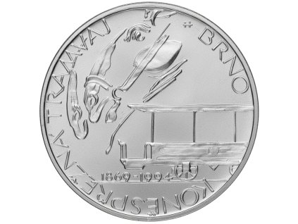 Zahájení provozu první koněspřežné městské tramvaje v Brně 1994 BK A