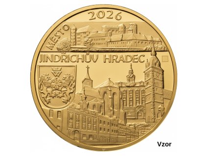 5000 Kč Jindřichův Hradec 2026 proof vzor A