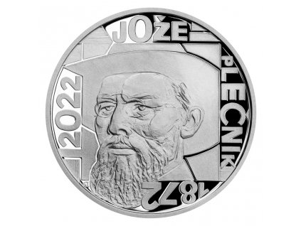 Stříbrná mince 200 Kč Jože Plečnik 2022 proof