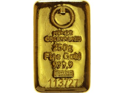250g Münze Österreich Investiční zlatý slitek