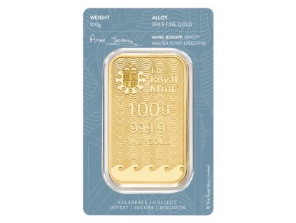 100g Britannia Investiční zlatý slitek