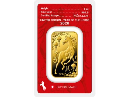 1Oz Argor Heraeus Rok koně 2026 1