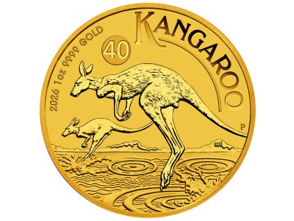 Zlatá investiční mince Kangaroo 1 Oz A