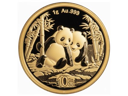 2772 zlata investicni mince panda 1g 2026