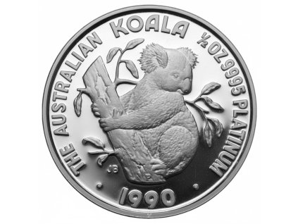 Platinová investiční mince Koala 1 2 Oz A