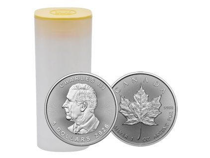 Stříbrná mince Maple Leaf 1 Oz Tuba