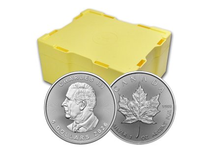 Stříbrná mince Maple Leaf 1 Oz Monster box