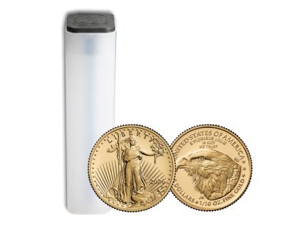 Zlatá mince American Eagle 1 10 Oz A