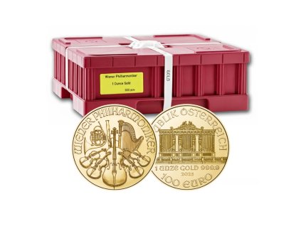Zlatá investiční mince Wiener Philharmoniker 1 Oz (500ks)