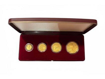 Sada zlatých mincí Karel IV. 1999 proof