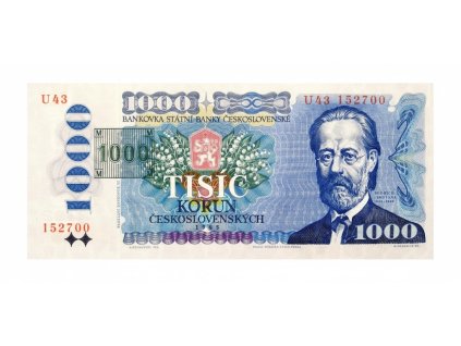 1000 Koruna 1985 UNC | Československo