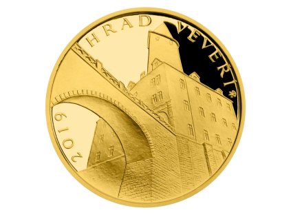 Zlatá mince 5000 Kč Veveří 2019 proof